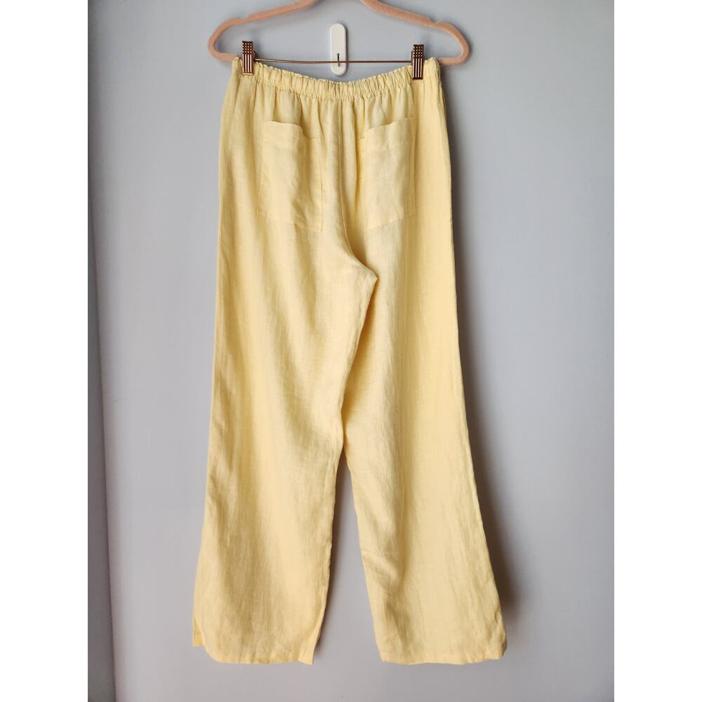 NWT J. Crew Soleil Pant In Linen Yellow XS - Picture 6 of 11